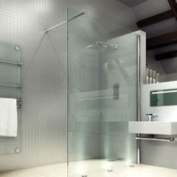 Showers & Taps / Wet Rooms - 8 Series shower wall